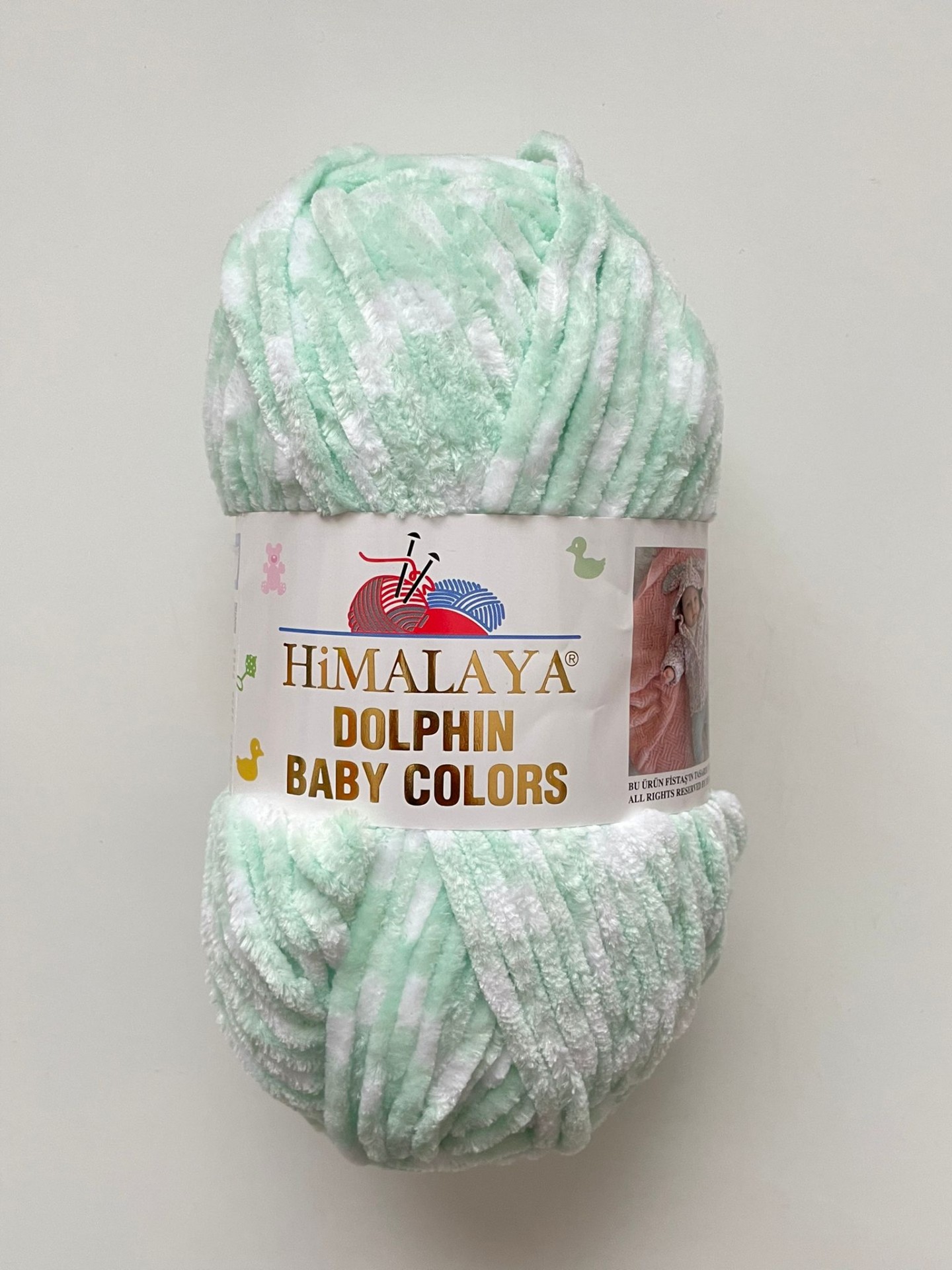 HİMALAYA EL ÖRGÜ İPLERİ - DOLPHIN BABY COLORS - DOLPHIN BABY COLORS AÇIK  YEŞİL 80431