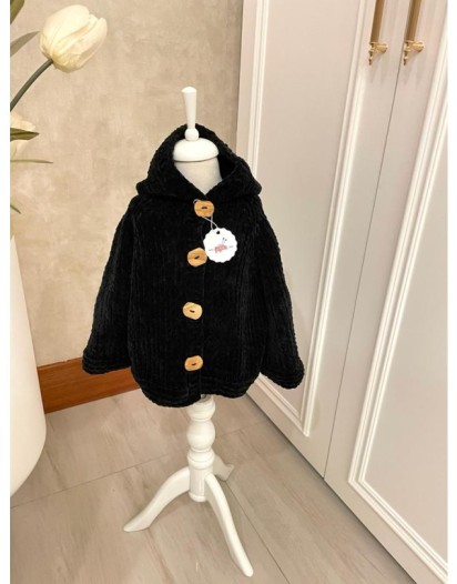 KADİFE KAPŞON HIRKA 6-9 AY