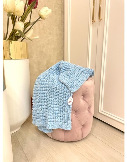 YENİ DOĞAN BEBEK BATTANİYESİ MAVİ