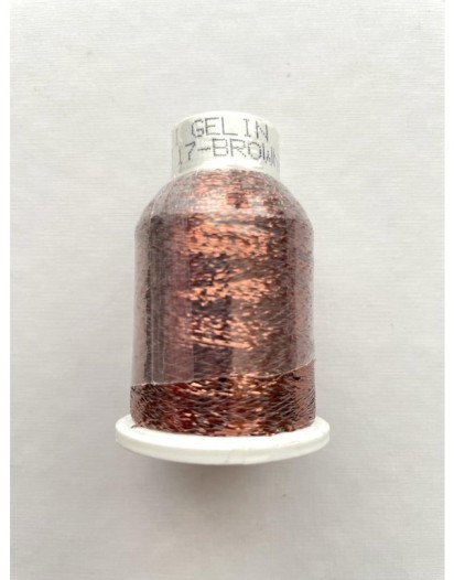 NAZLI GELİN  EL ÖRGÜ SİMİ  KAHVERENGİ