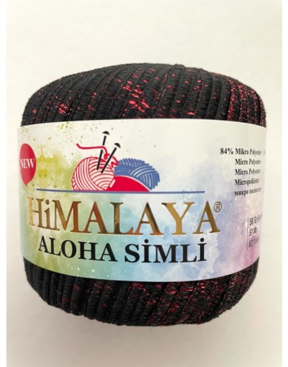 ALOHA SİMLİ SİYAH-KIRMIZI