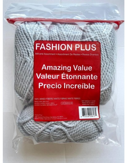 FASHION PLUS 4'LÜ AÇIK GRİ  420-430 GR