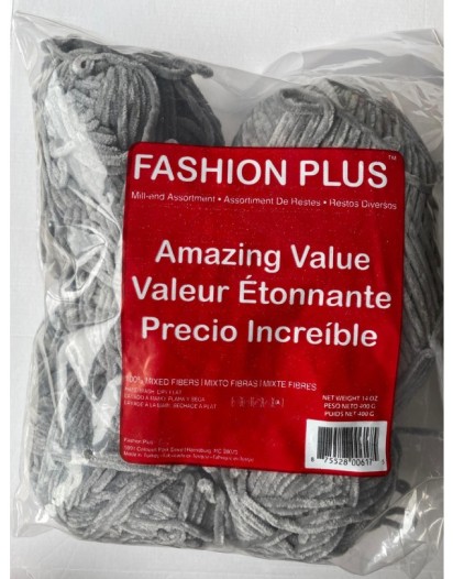 FASHION PLUS 186 GRİ KADİFE 470-510 GR