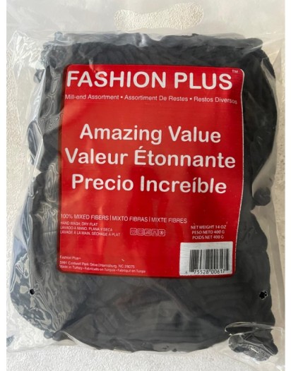 FASHION PLUS KALIN KADİFE SİYAH  380 GR