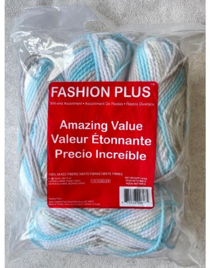 FASHION PLUS  EBRULİ MAVİ GRİ 440 GR