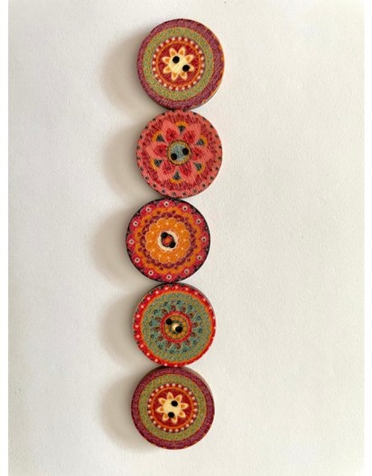 MANDALA DÜĞME 2CM