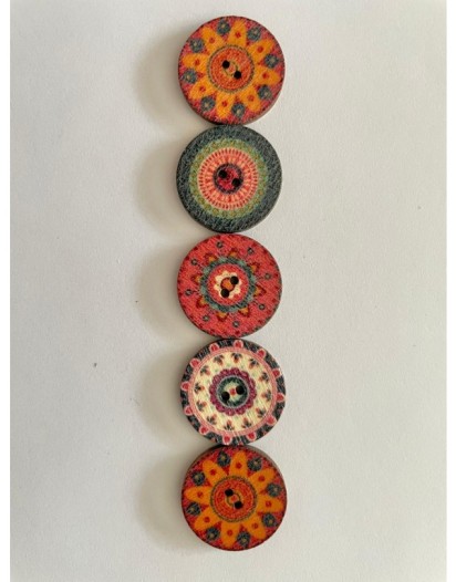 MANDALA DÜĞME 2CM