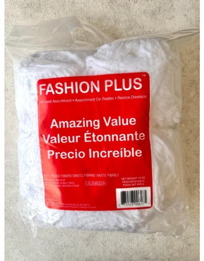 FASHION PLUS  KADİFE BEYAZ 380 GR