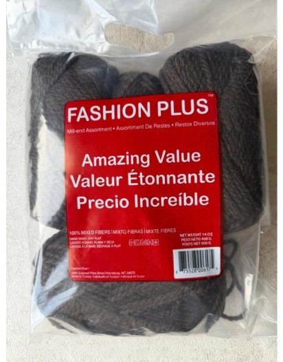 FASHION PLUS KAHVERENGİ YÜN 450GR 