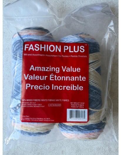 FASHION PLUS AMERİKAN SARIM MAVİ EBRULİ 430 GR